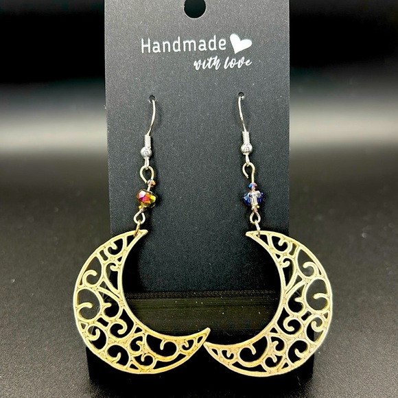 Moon Earrings - Picture 1 of 5